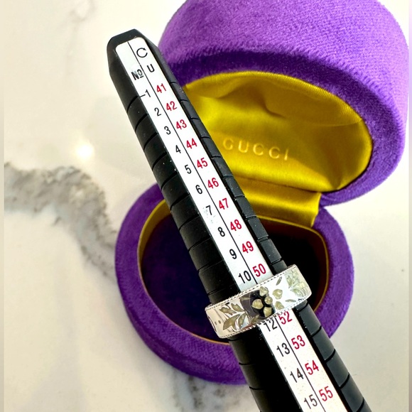 Gucci Icon Blooms Ring 18kt White Gold - Picture 8 of 11